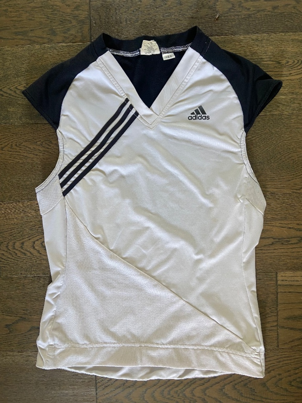 Vintage Adidas V-Neck Athletic Shirt M